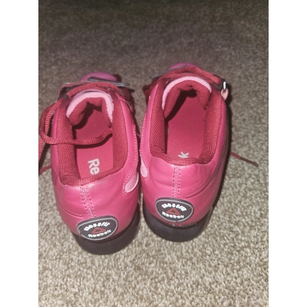 Reebok Womens Crossfit‎ U-Form Lifter Shoe Red Pink Black US 6.5 Nice!